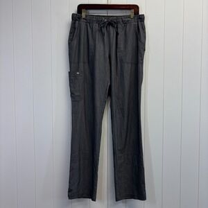 Koi Mens Occupational Medical Scrub Pants Size M Tall Gray Nursing Dental #739T